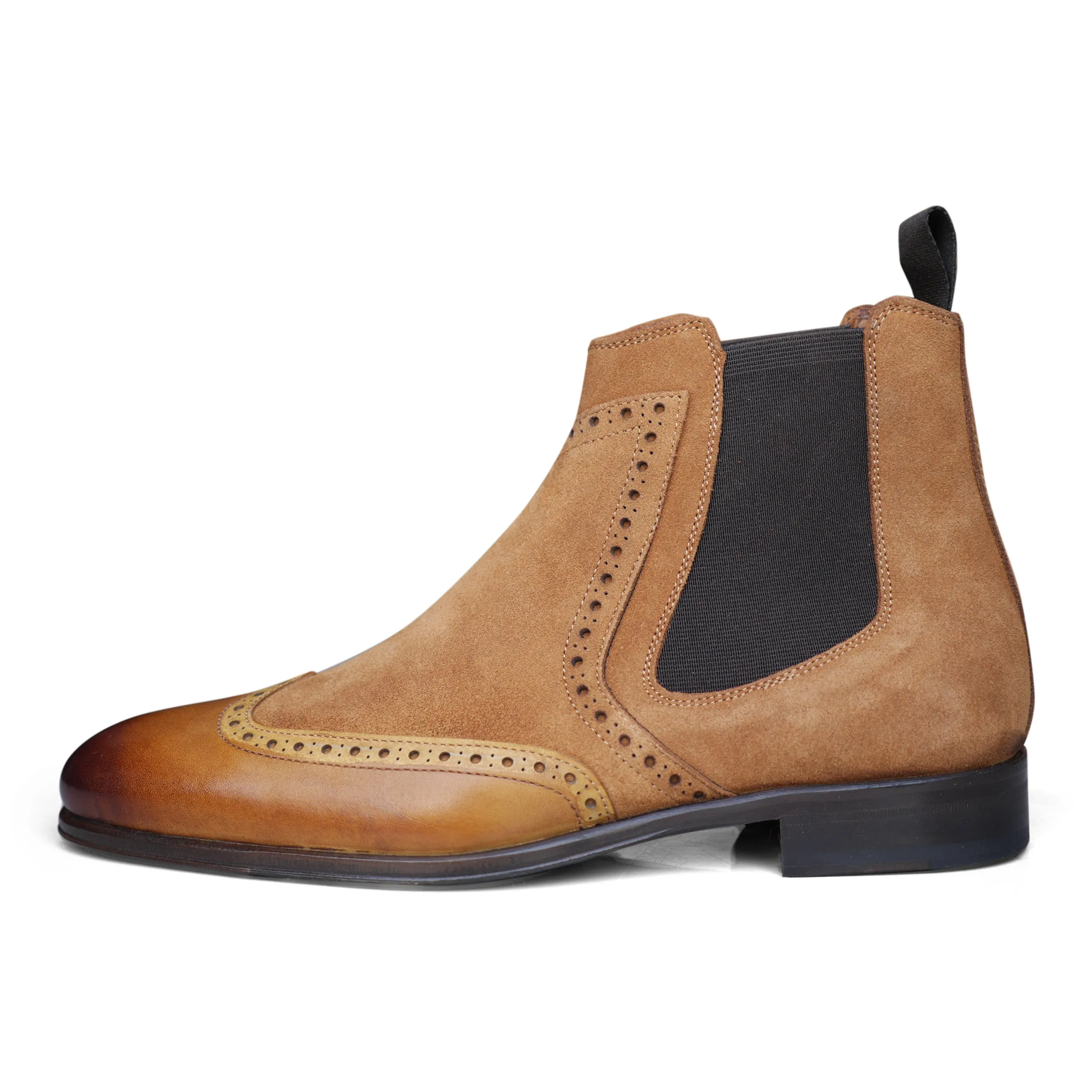 1142 - Bitols Suede Tabacco Perfect Fit Easy Slip