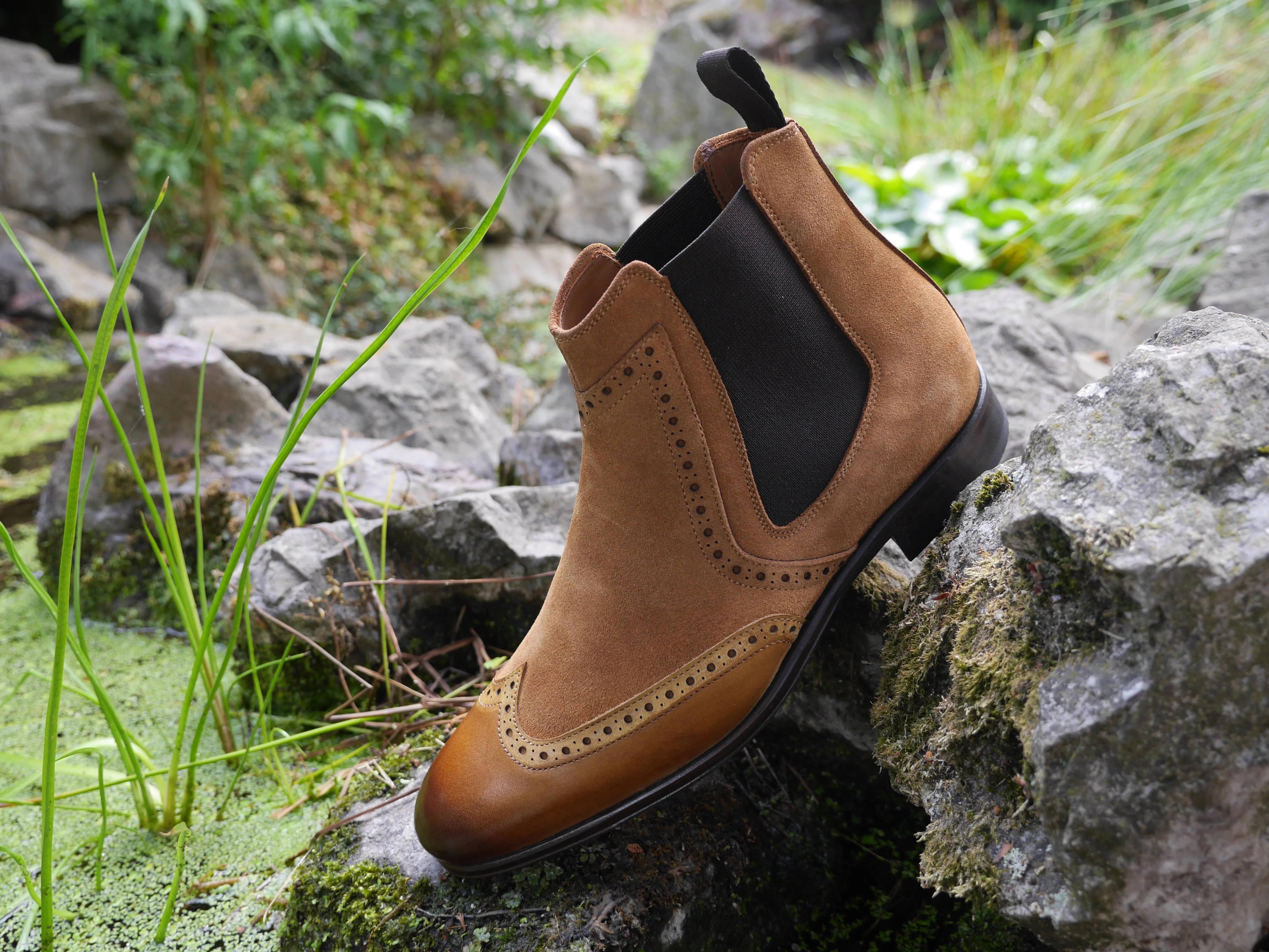 1142 - Bitols Suede Tabacco Comfy Walk Boots