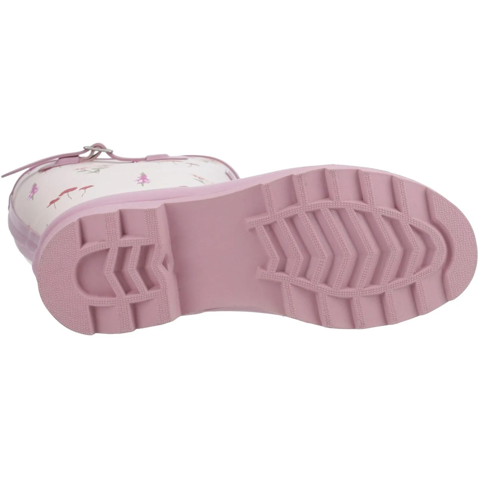 Cozy Step All Day Comfort Cotswold Womens Wildflower Tall Wellingtons Pink