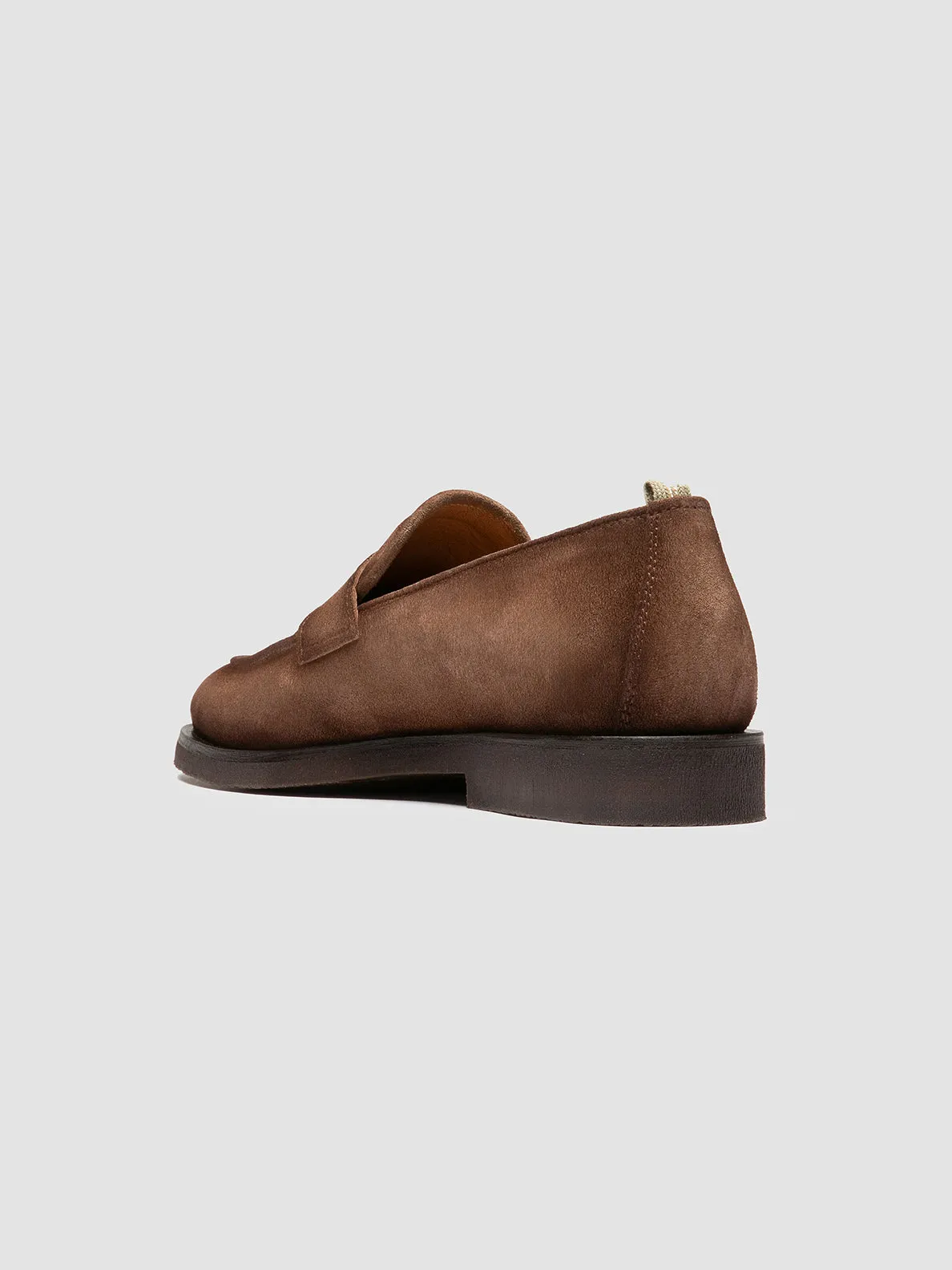 Cozy Town Air Steps OPERA FLEXI 101 - Brown Suede Penny Loafers