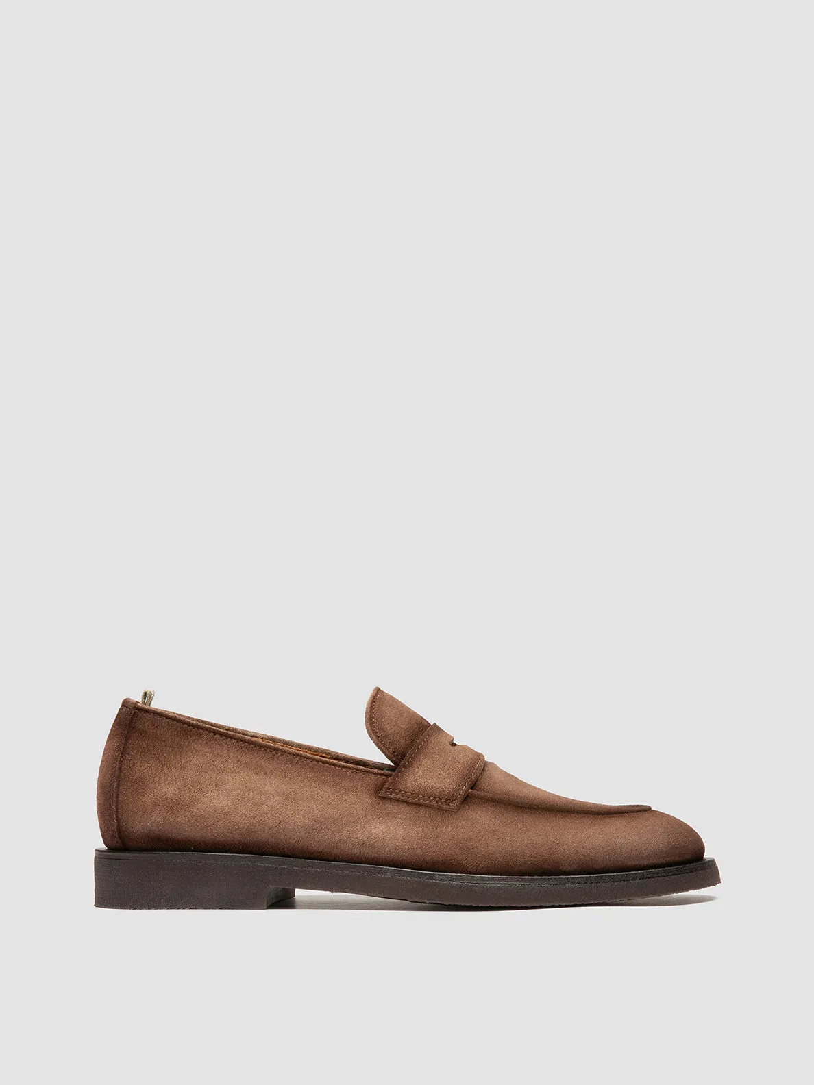 OPERA FLEXI 101 - Brown Suede Penny Loafers Comfortable Style