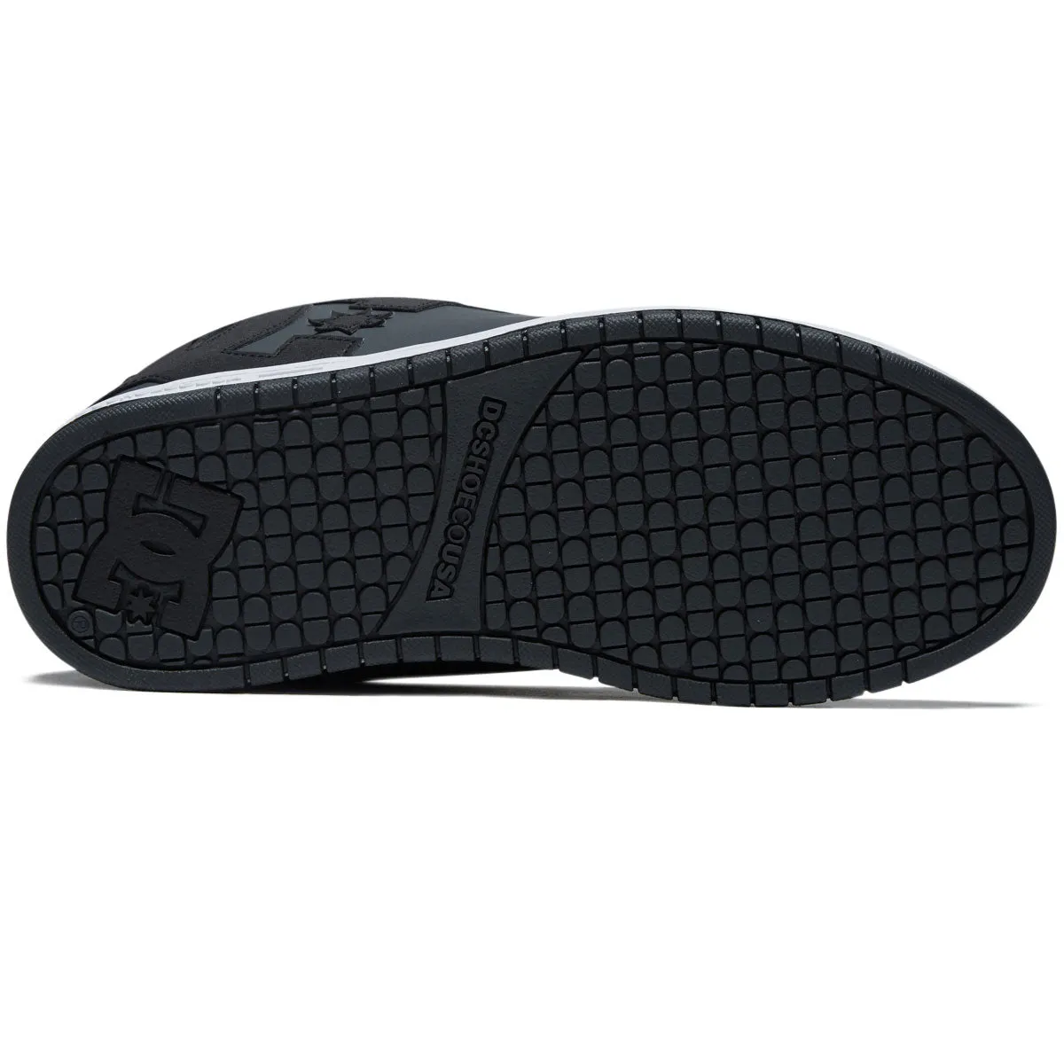 DC Court Graffik Shoes - Dark Grey/Black/White Smooth Style
