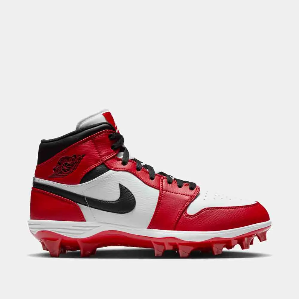 Moisture control Men's Jordan 1 Mid TD Football Cleats, Chicago