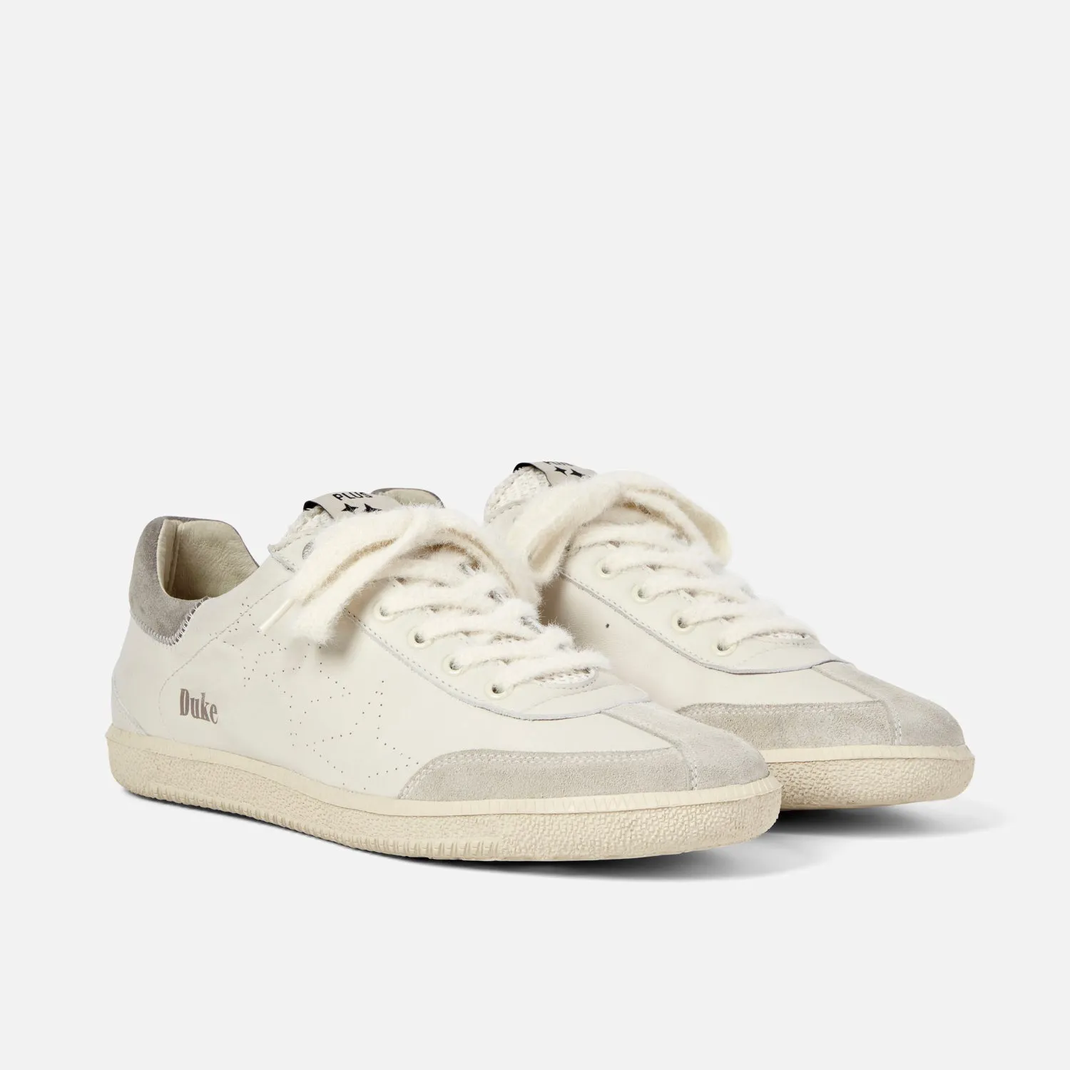 Metal Edge Plus Duke Vintage Grey   White Sneaker - Men's
