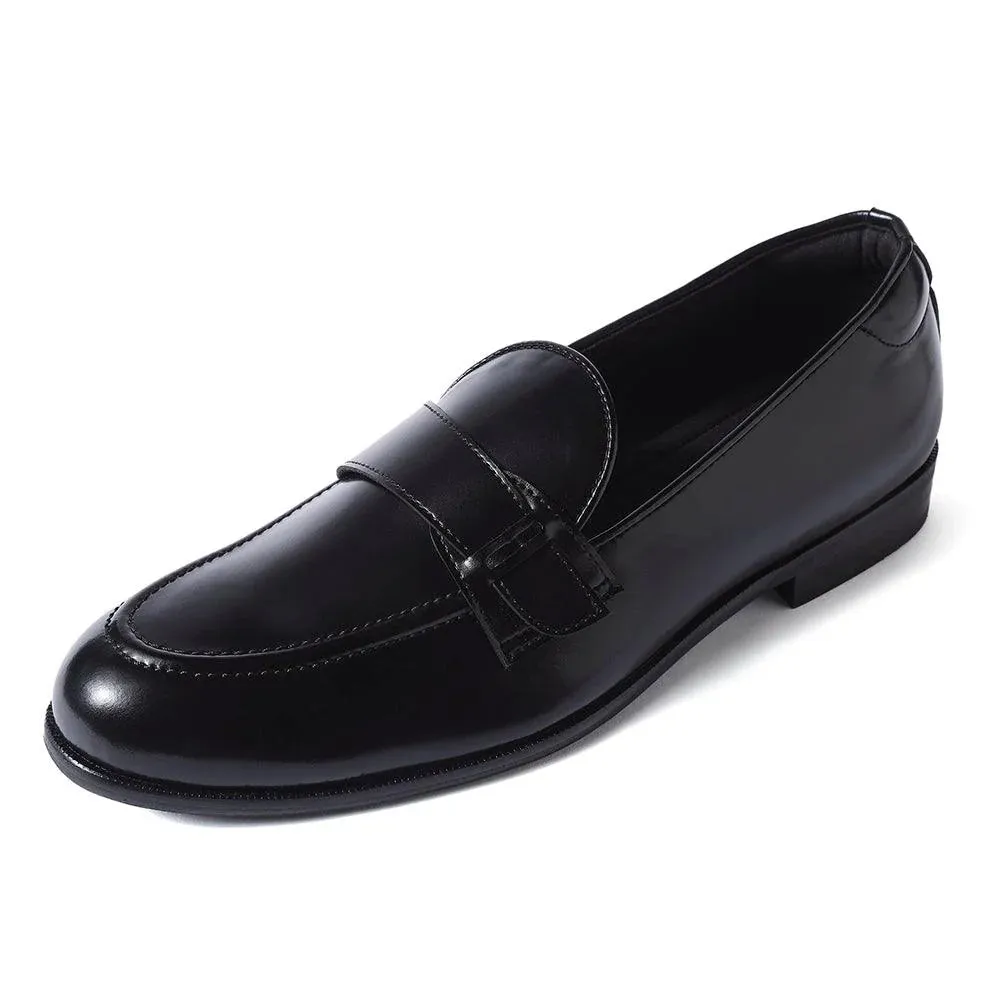 Garson - Black Loafers Lift Help well made