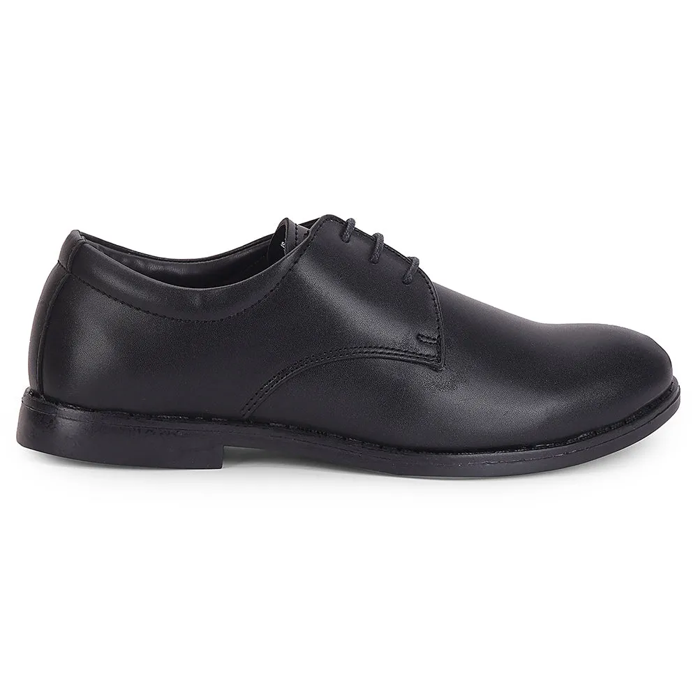 well made Fortune Black Formal Lacing Derby Shoes For Men MONTRICH-E By Liberty