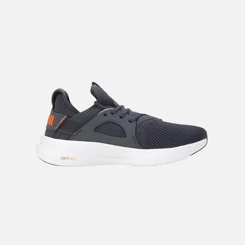fitness shoe items anaerobic shoes Puma Softride Enzo Evo Unisex Adult Running Shoes -Galctic Grey/Orange