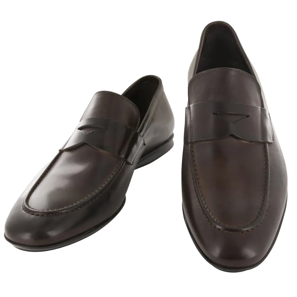 Strong Step Everyday Comfort Footwear Fiori Di Lusso Brown Penny Loafers