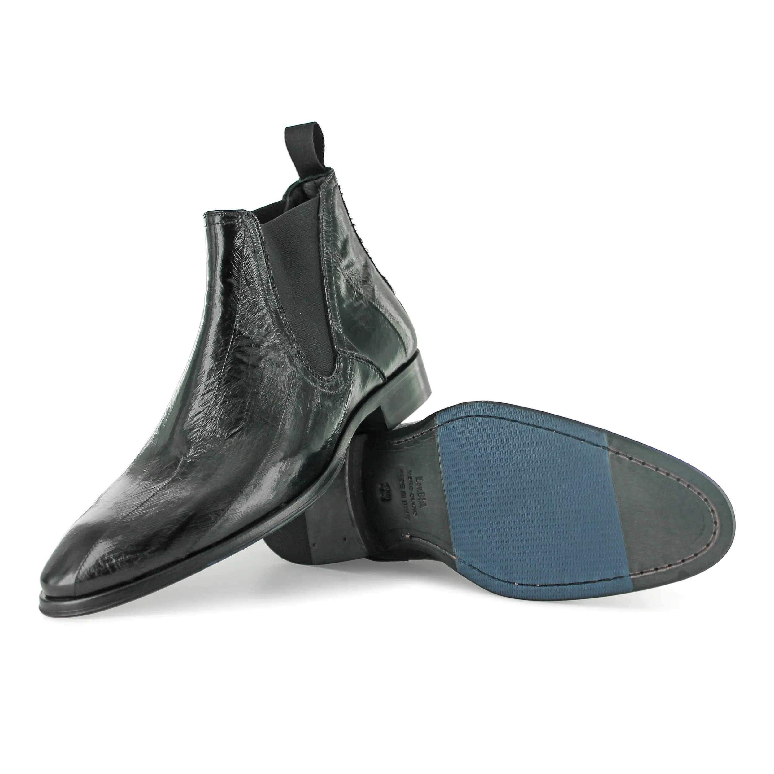 T930 - Black Eel Soft Soles