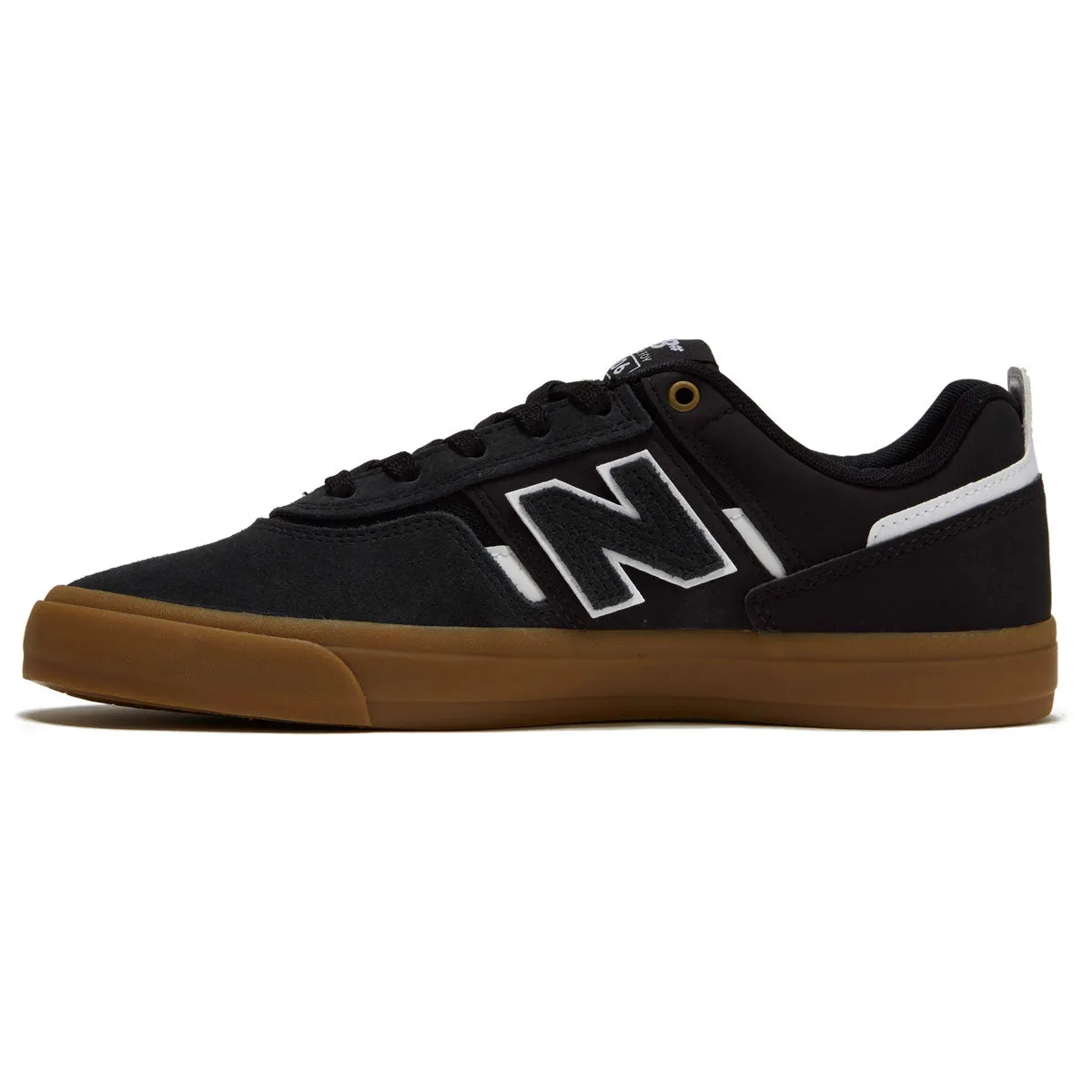 New Balance 306 Foy Shoes - Black/White/Gum Sleek Look mesh ventilation