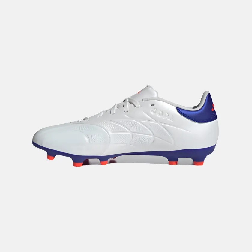 Fast Ground Adidas Copa Pure 2 League Firm Ground Unisex Football Shoes -Cloud White/Lucid Blue/Solar Red