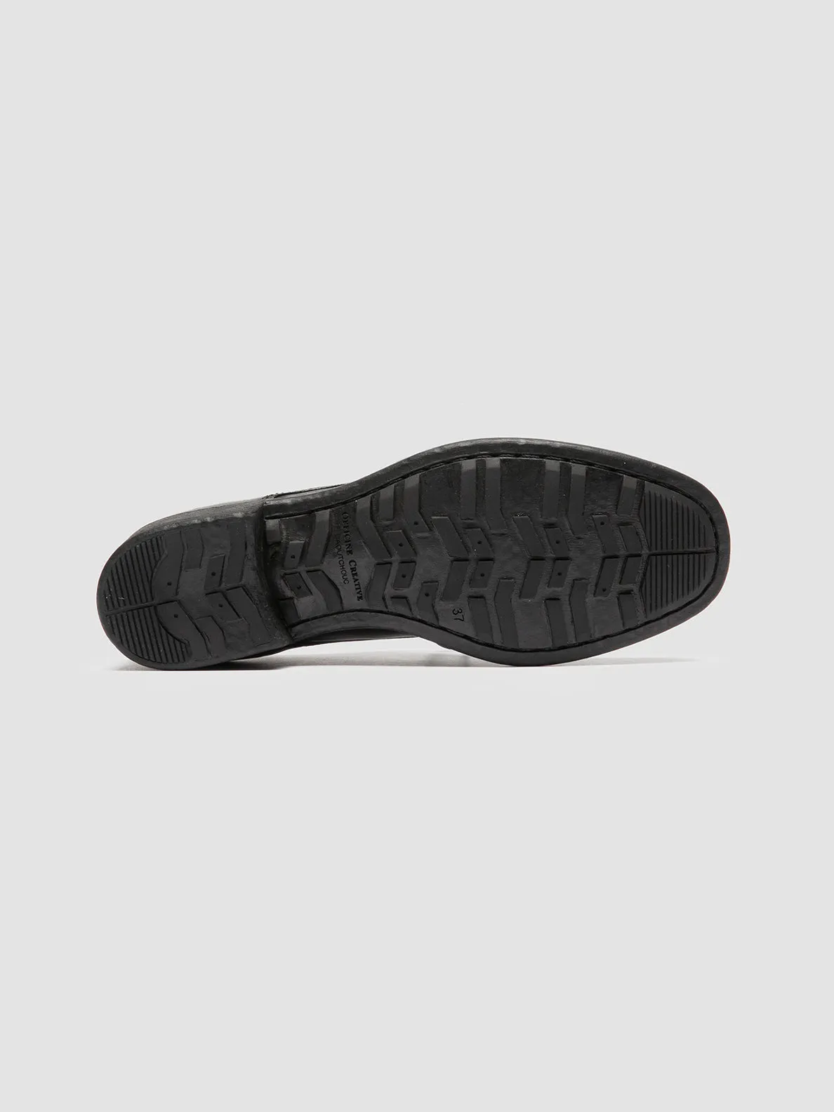 Refined Daily CALIXTE 068 - Black Leather Derby Shoes