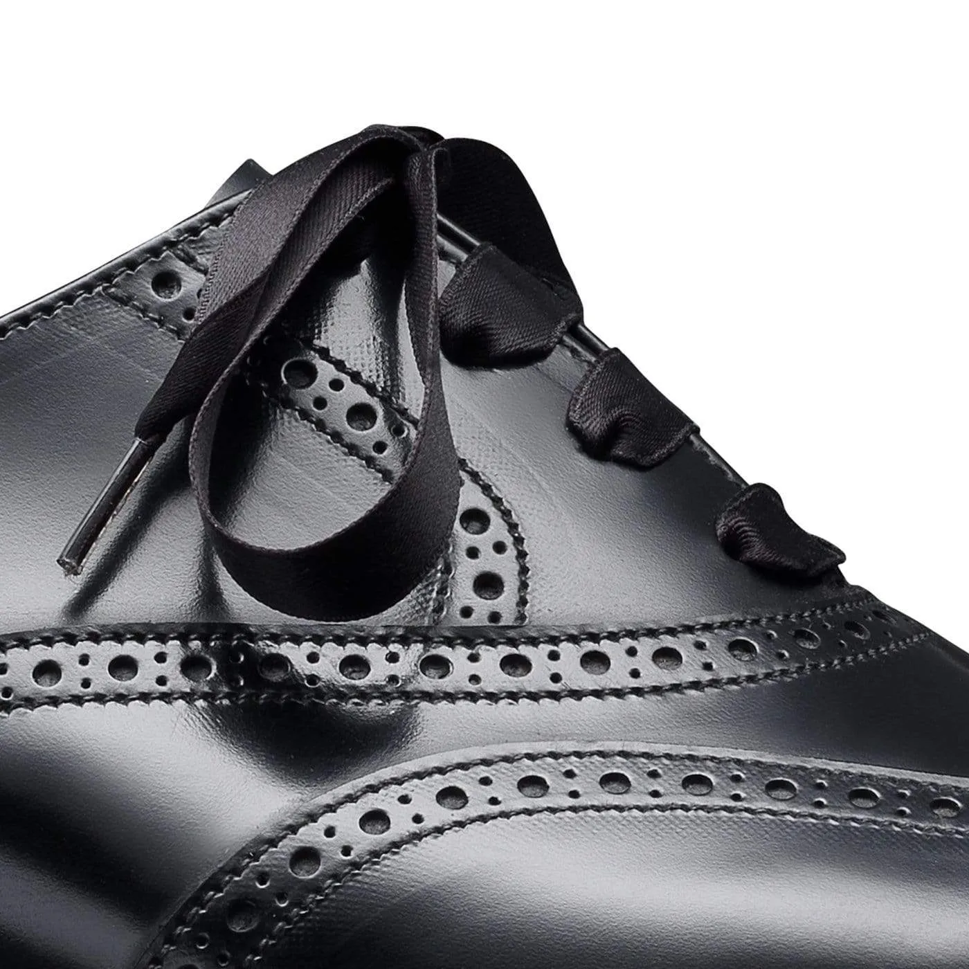 Jenny Black Boned Calf Smooth Leather Office Loafers