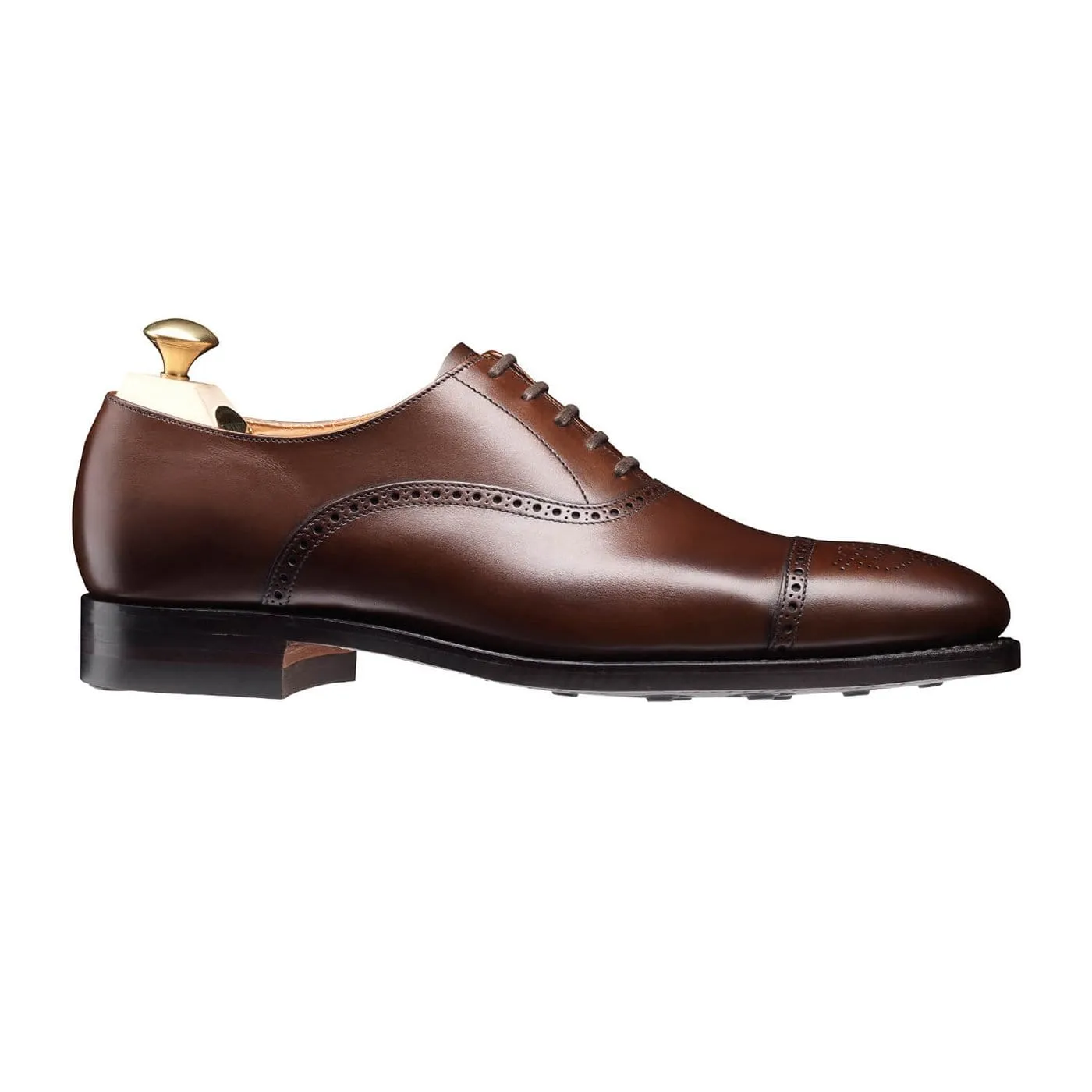 Malton Dark Brown Burnished Calf Trendy Look Shoes