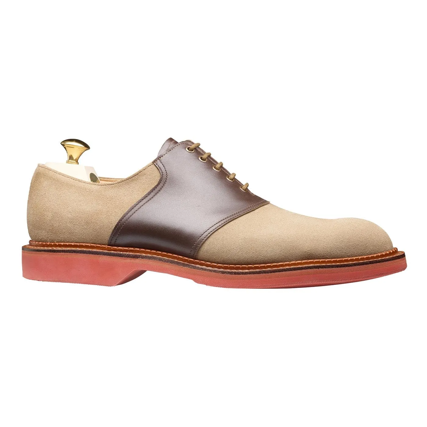 Everyday Shoes Penn Khaki Suede & Dark Brown Wax Calf