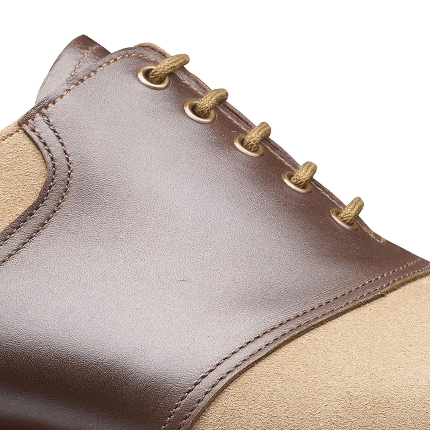 Business Meeting Moisture wicking Penn Khaki Suede & Dark Brown Wax Calf