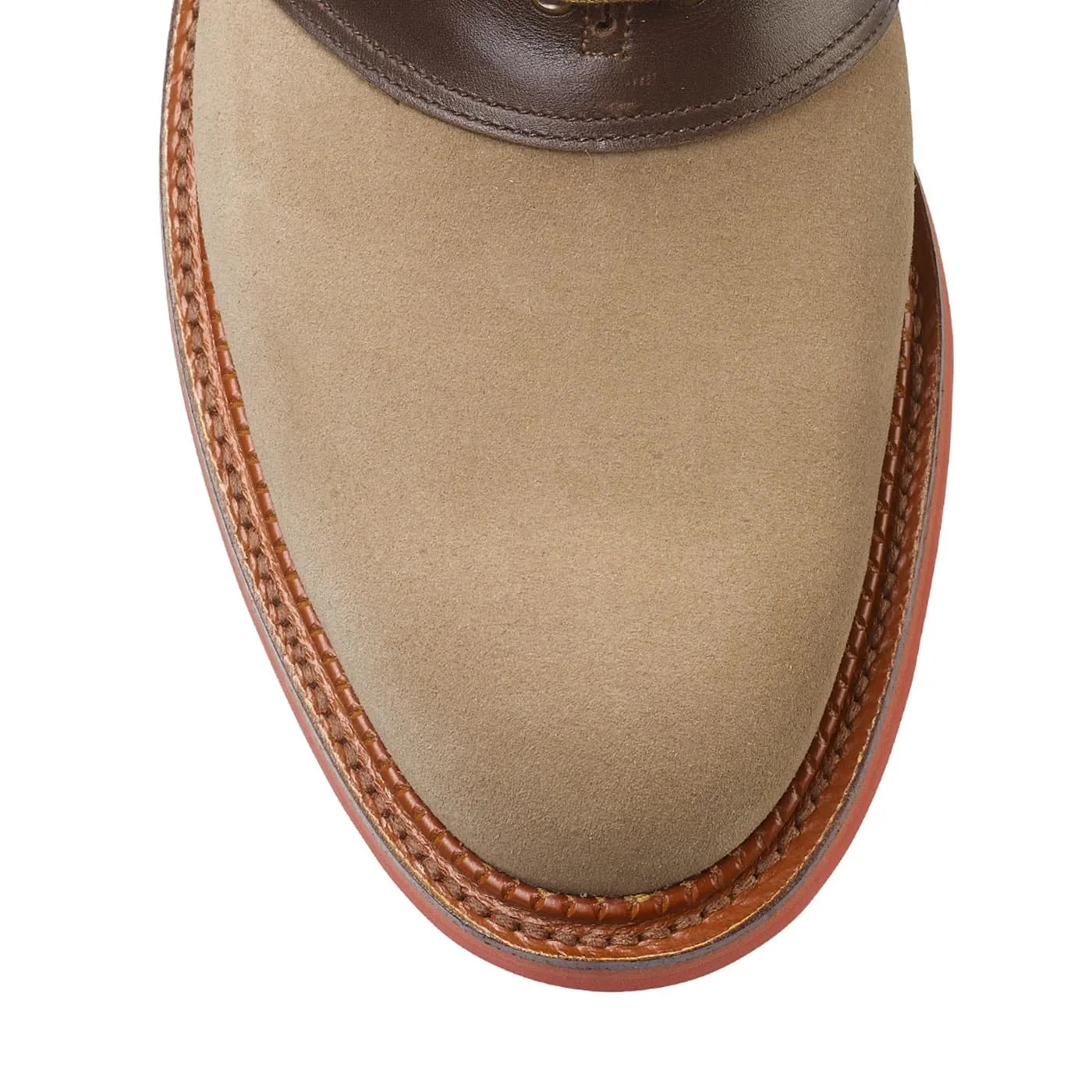 Walk Comfort Breathable mesh Penn Khaki Suede & Dark Brown Wax Calf