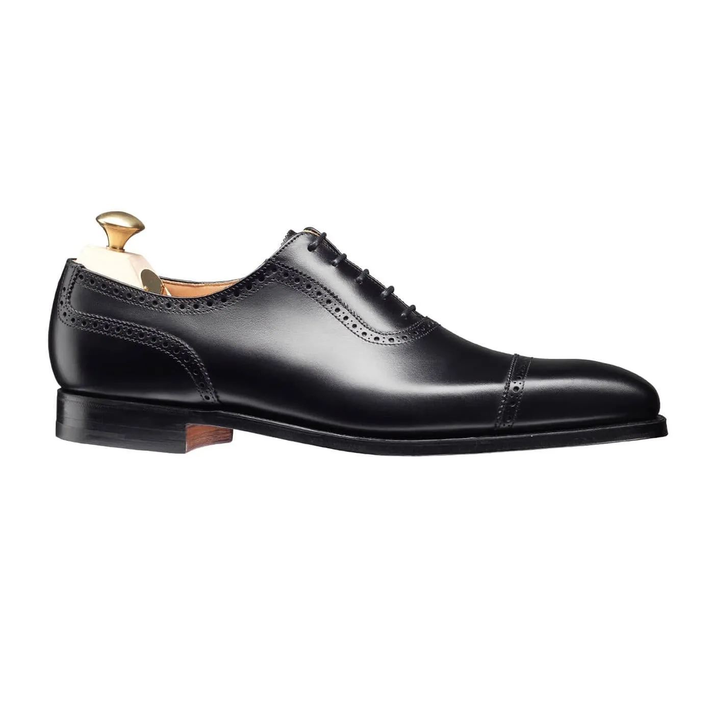Westbourne Black Calf Simple Leather Walk Elegant Shape