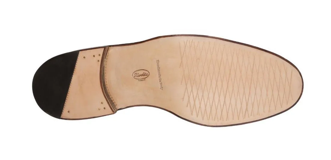 DERBY WITH LARGE BUCKLE CALF LEATHER HAND WELTED GOODYEAR High-Quality Materials Adjustable Straps