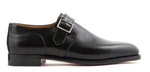 DERBY WITH LARGE BUCKLE CALF LEATHER HAND WELTED GOODYEAR Comfortable Office Fit