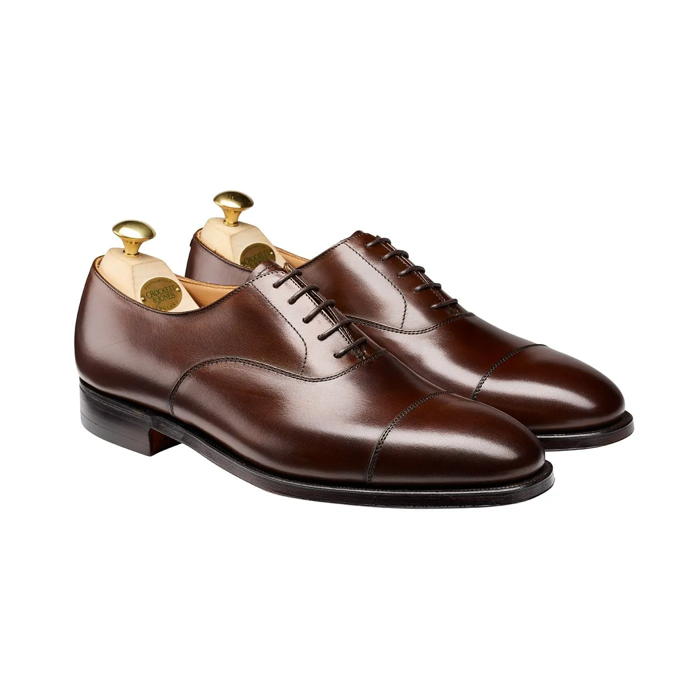 Urban Walking Quick Slip On Style Connaught Dark Brown Burnished Calf
