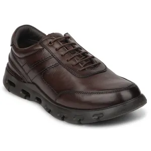 Light Fit Polished Comfort Healers Dark Brown Casual Formal Derby Shoes For Men ASF-1 By Liberty