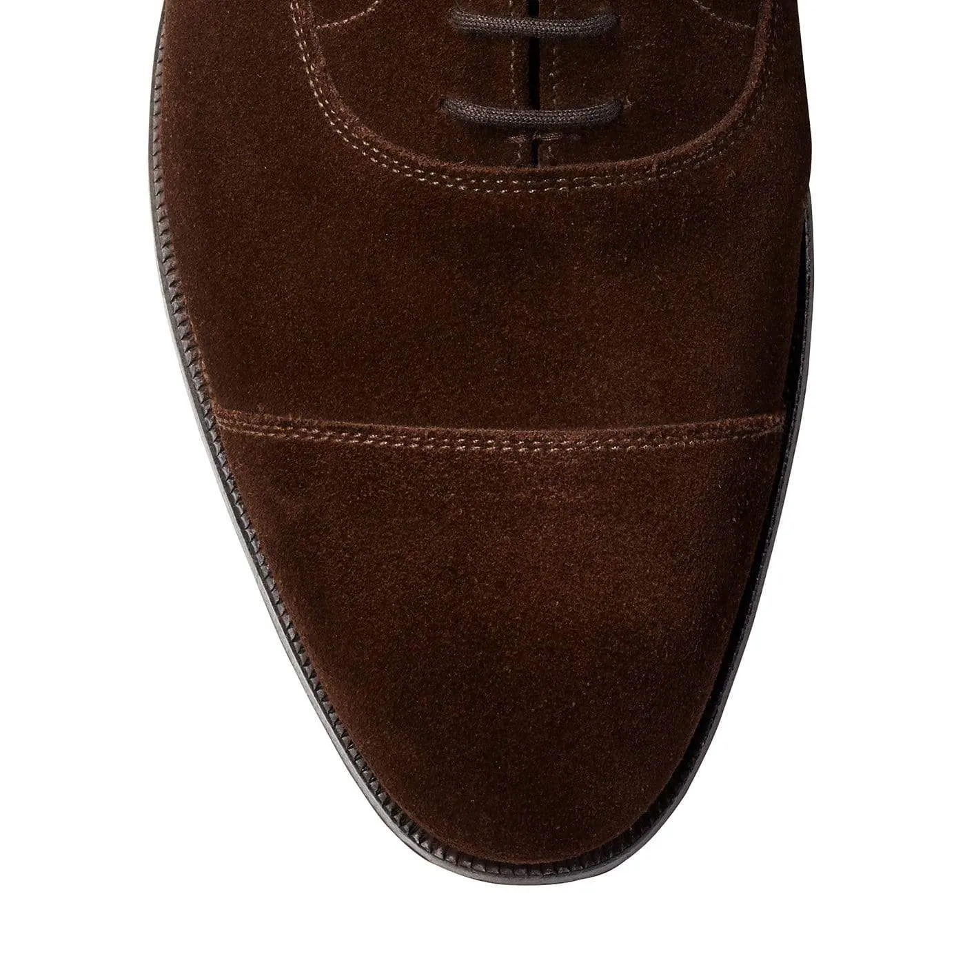 Connaught Dark Brown Suede Elegant Fit