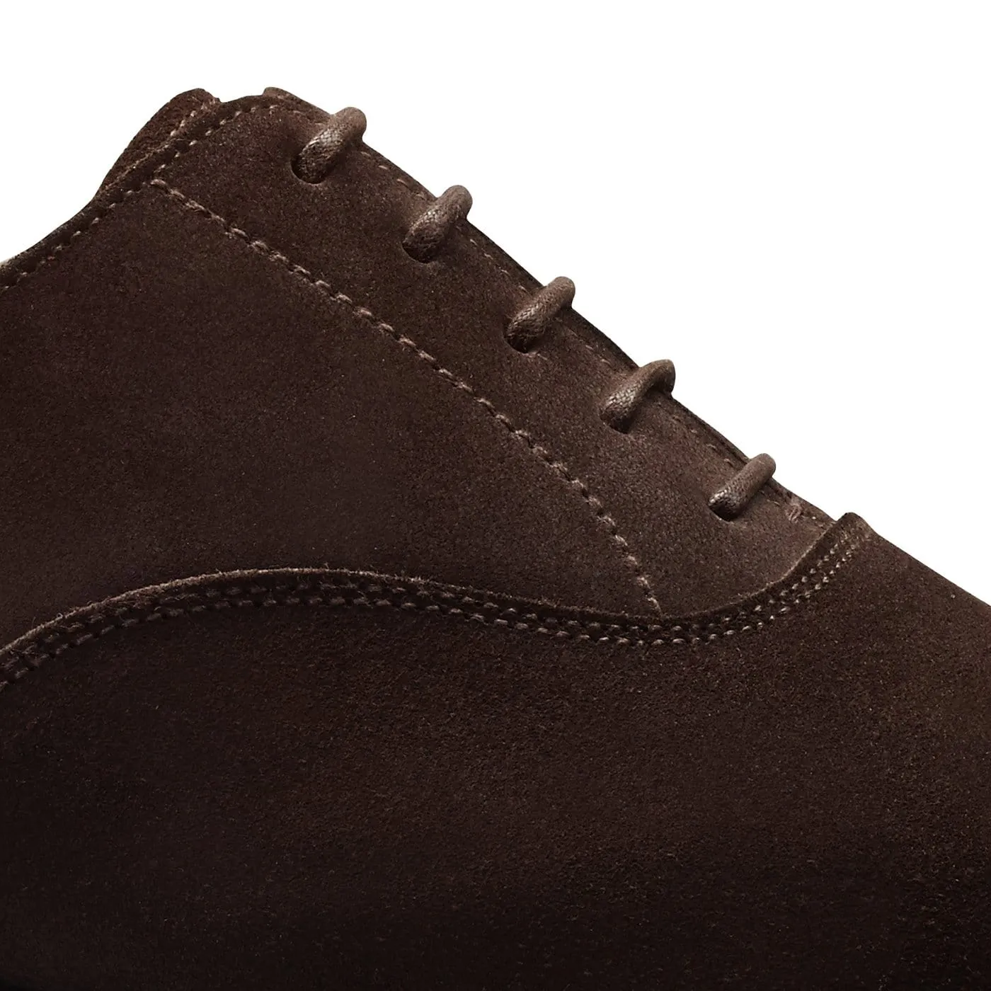 Hallam Espresso Calf Suede Stylish Slip On