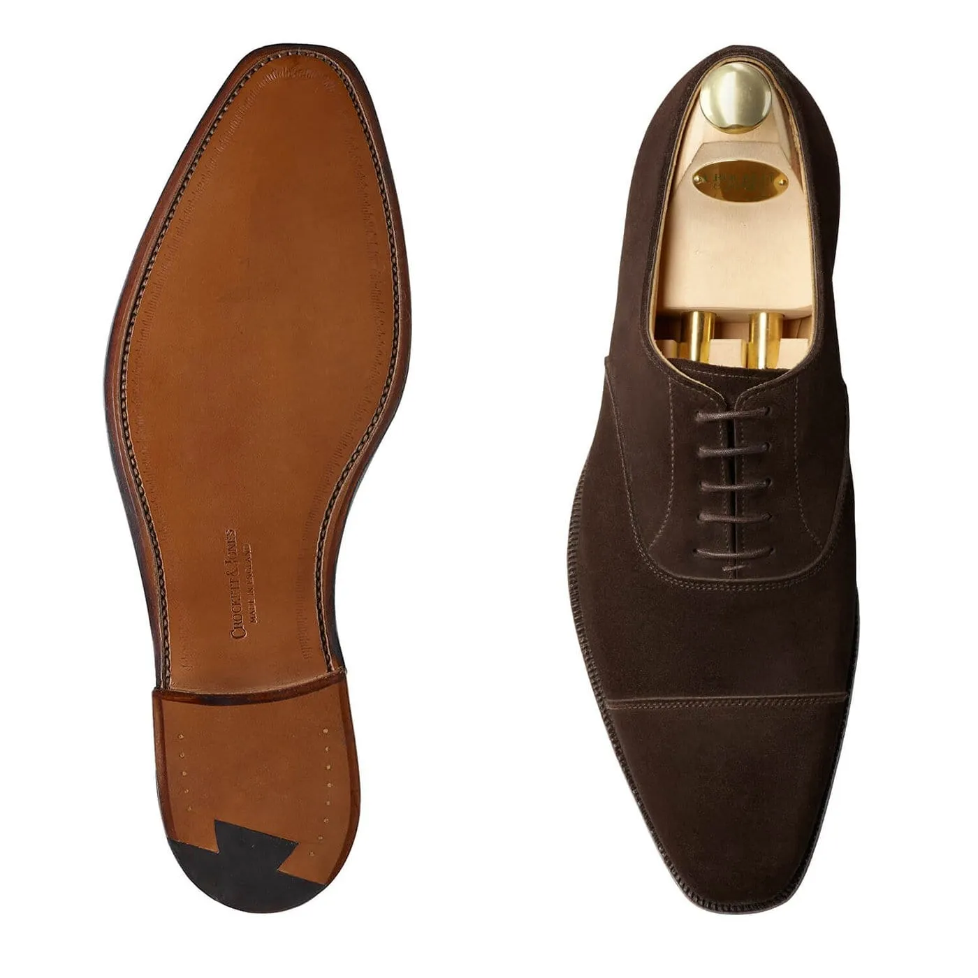 Hallam Espresso Calf Suede Superior Build Classic Brown