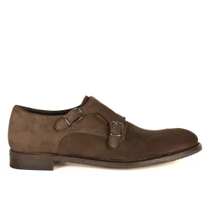 JASON 94021<br>Monkstrap in brown suede Club Night Wind Safe