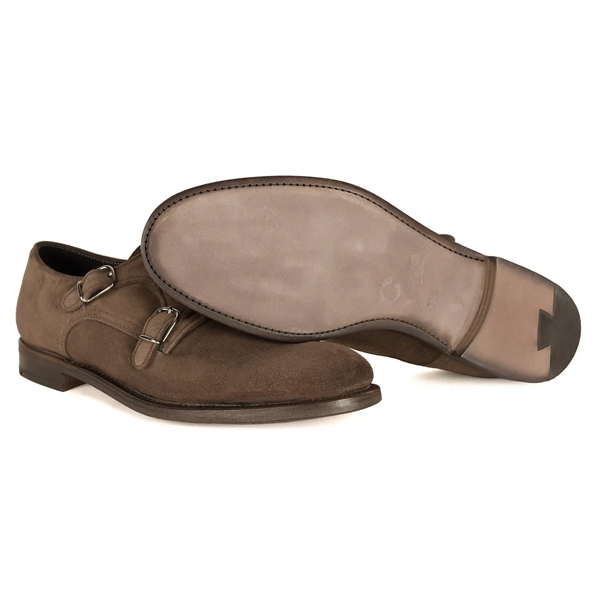 Fast Shade JASON 94021<br>Monkstrap in brown suede