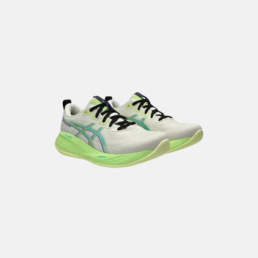 ASICS GEL-CUMULUS? 27 Running Shoes ?C Birch / Lime Green Walk Comfort stretchy - material - flexibility shoes