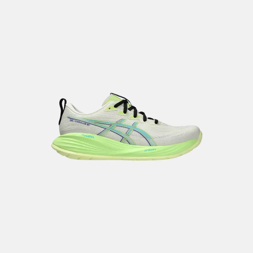ASICS GEL-CUMULUS? 27 Running Shoes ?C Birch / Lime Green Toe Space