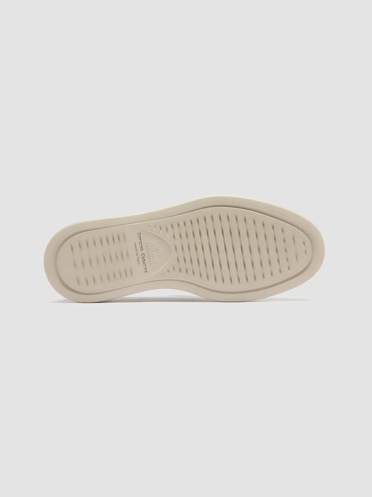 FRAME 001 - Grey Suede Penny Loafers Faux Leather