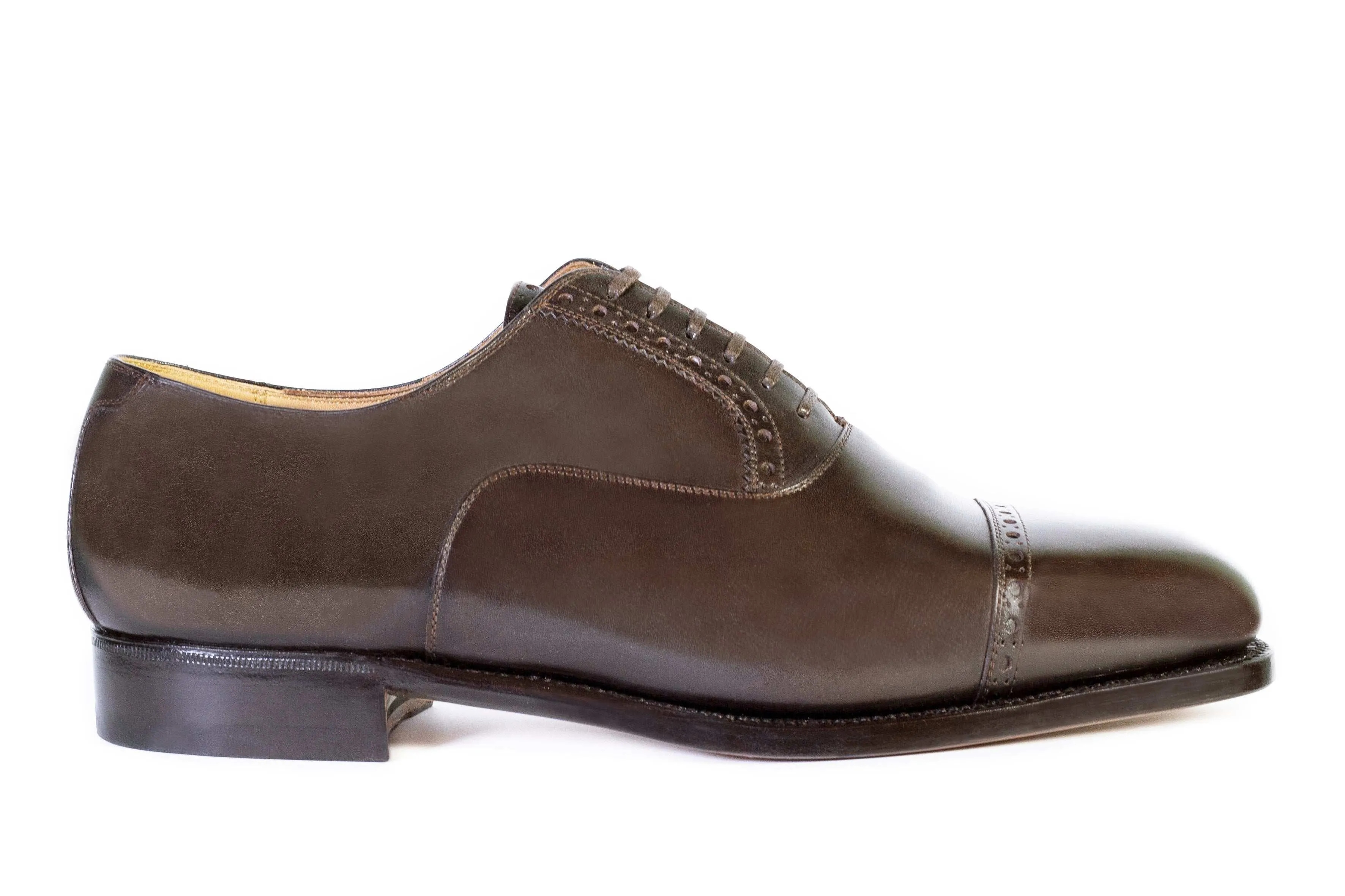 OXFORD SEMI.FULL BROGUE WITH TOE CAP IN FULL GRAIN LEATHER AND SUEDE LEATHER Smart Casual Look Quick Step Shoes