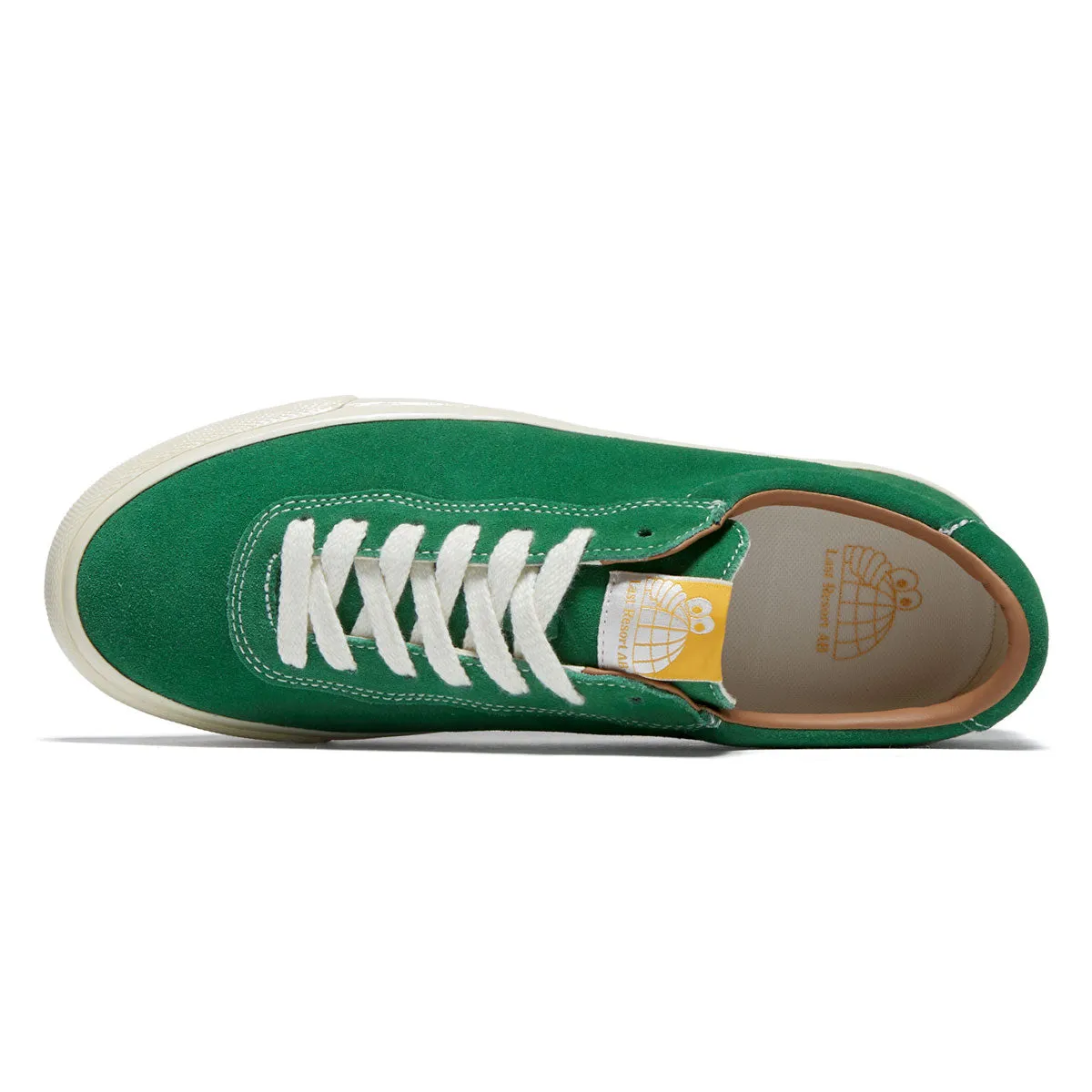 Comfort Inserts Last Resort AB VM001 Suede Lo Shoes - Kelly Green/White