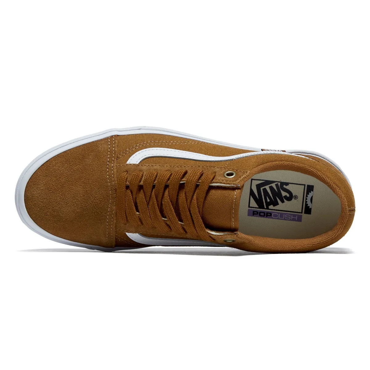 Skate Gear Fit Urban Grip Vans Bmx Old Skool Shoes - Golden Brown