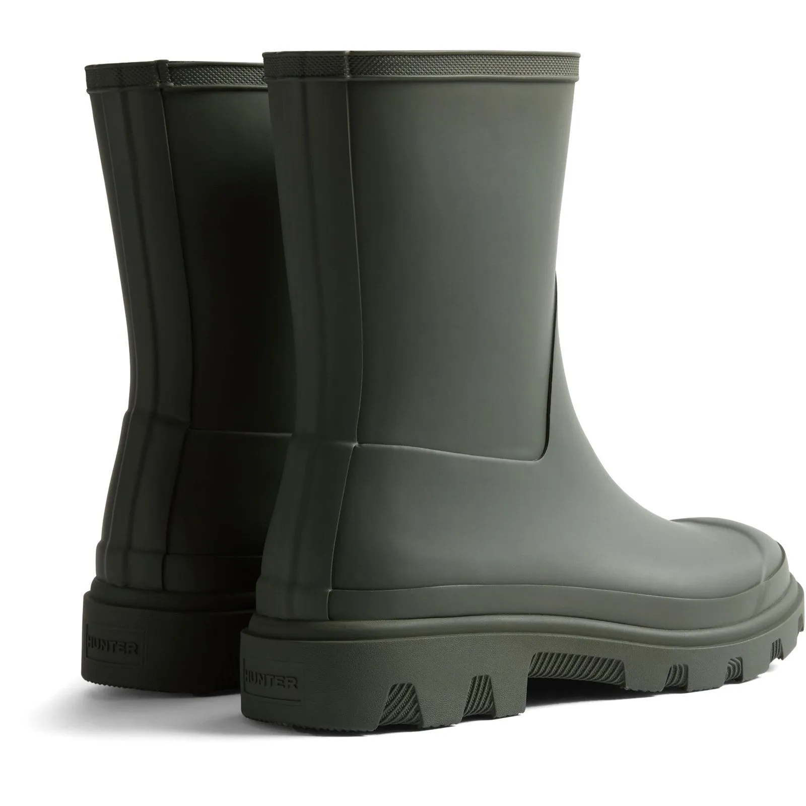 Hunter Womens Downpour Short Boot Dark Olive Active Gear