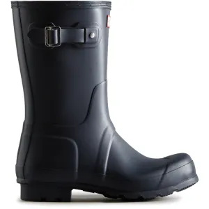 Hunter Mens Original Short Wellington Boots Navy All Day Wear Protection