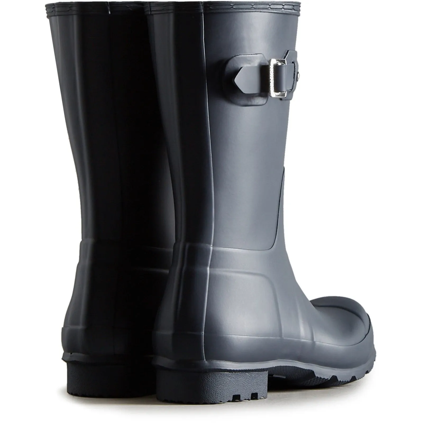 All Terrain Walk Boots Heavy Rainfall Hunter Mens Original Short Wellington Boots Navy