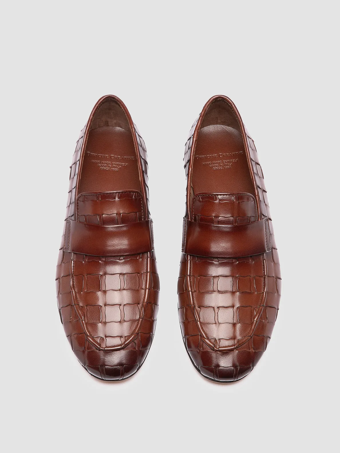 Short Path AIRTO 015 - Brown Leather Loafers