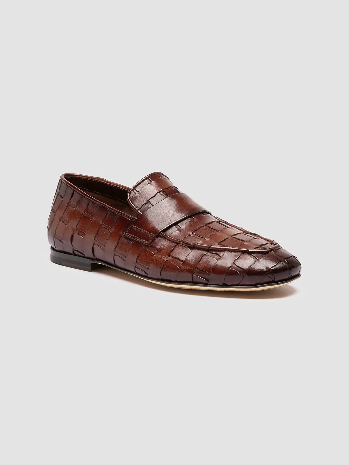 AIRTO 015 - Brown Leather Loafers Tassel Keeper Steady Walks