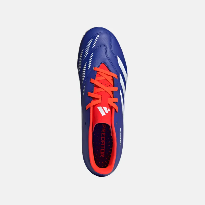 Heel Guard Tactical Awareness Adidas Predator Club Turf Unisex Football Shoes -Lucid Blue/Cloud White/Solar Red
