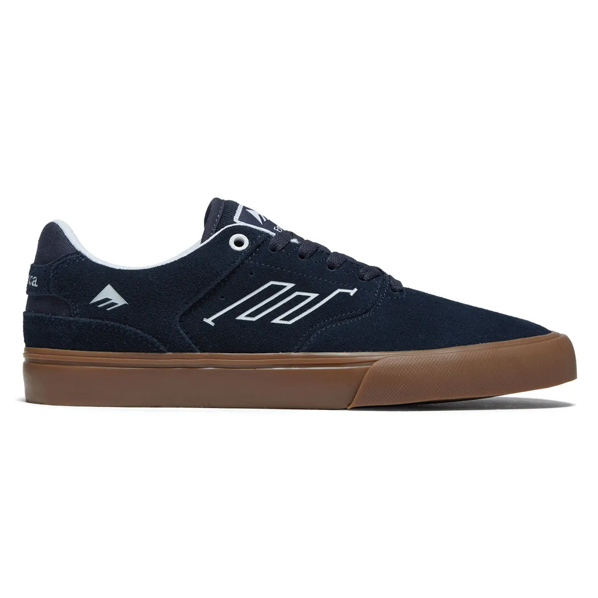 Teen Culture Trendy Fit Emerica The Low Vulc Shoes - Navy/Gum