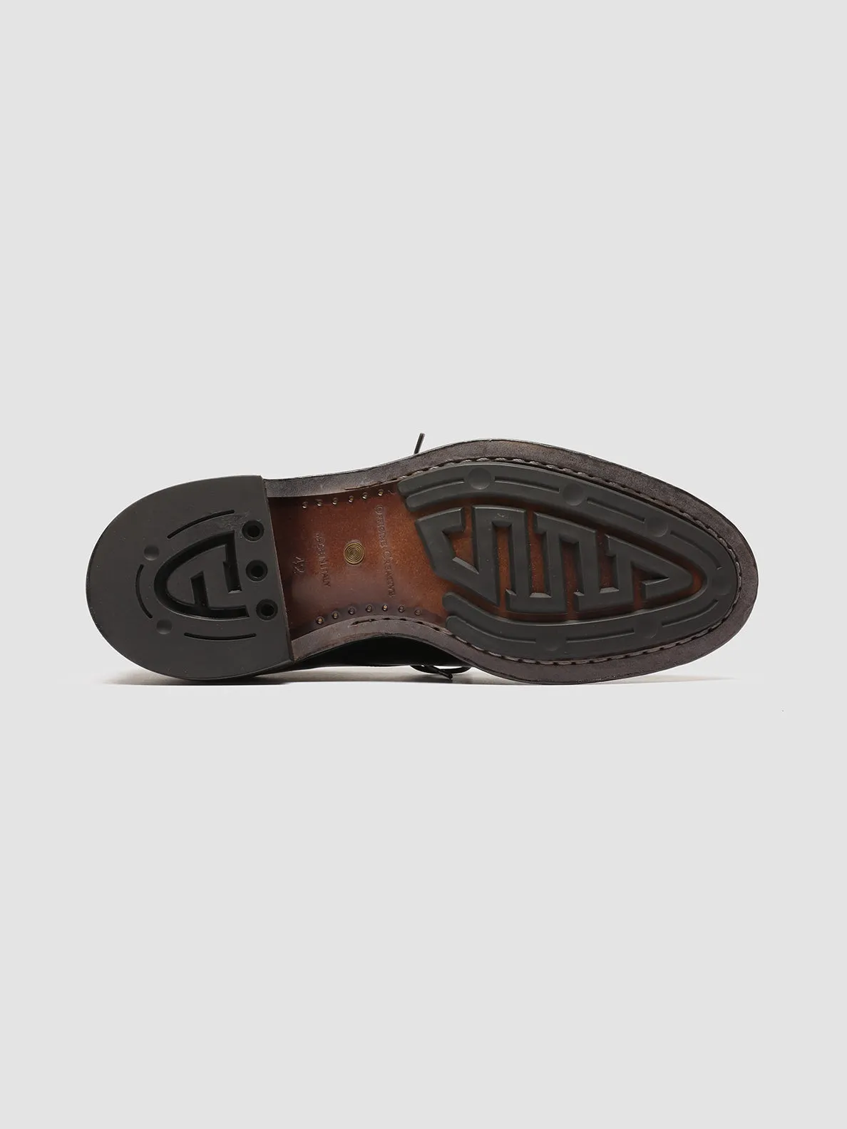 TEMPLE 018 - Black Leather Derby Shoes Lightweight Wear Effortless Walk