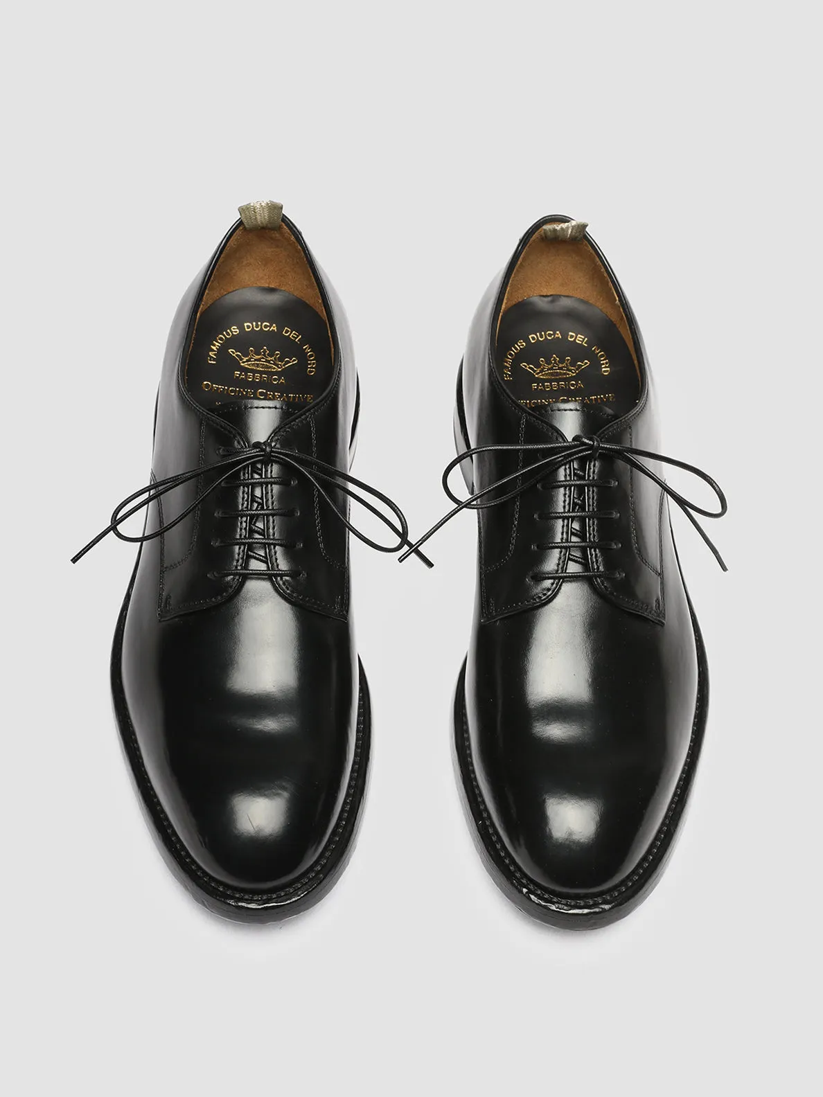 Formal Comfort TEMPLE 018 - Black Leather Derby Shoes