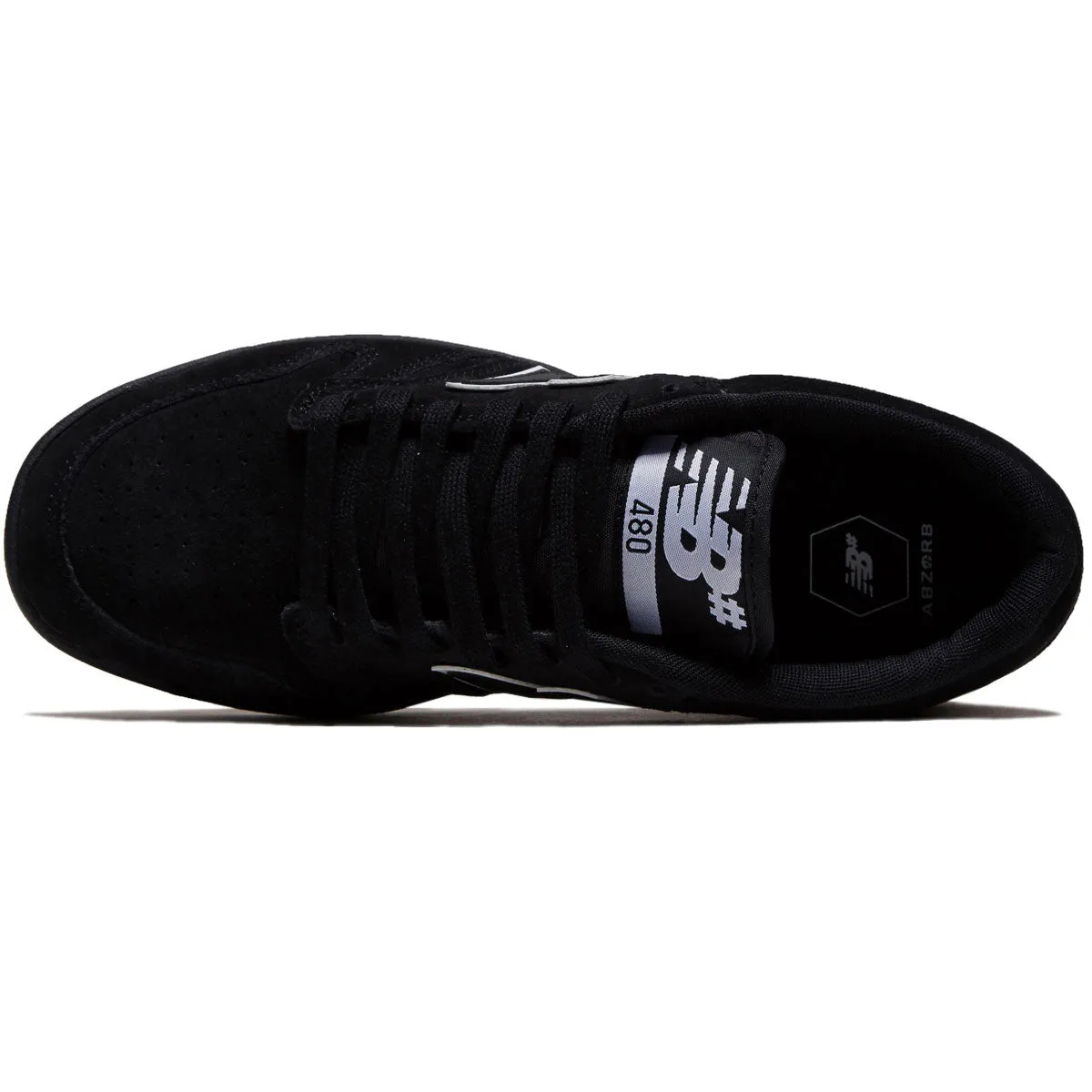 Soft Style Skate Gear Ready New Balance 480 Shoes - Black/Black