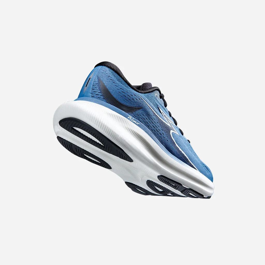 breathable running choice hook - and - loop shoes 361-ELEOS: Denim/White