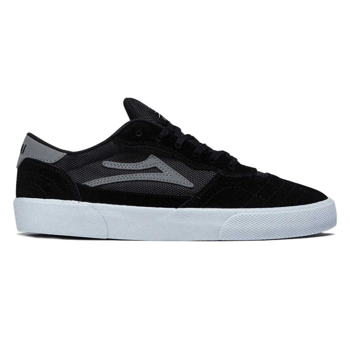 Comfort Wear Lakai Cambridge Shoes - Black/Grey Suede