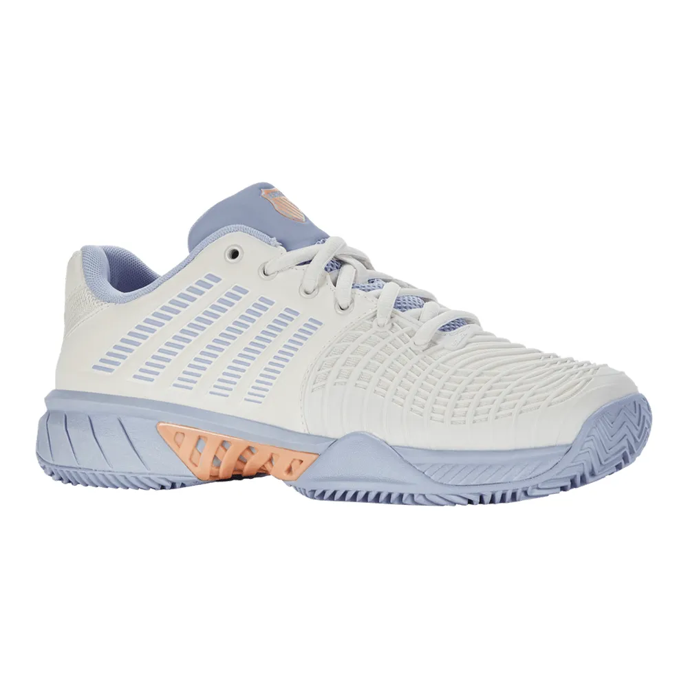 Leisure Activity Balance training K-Swiss Express Light 3 HB Tennis Shoes (Ladies) - STAR WHITE/HEATHER/PEACH FUZZ